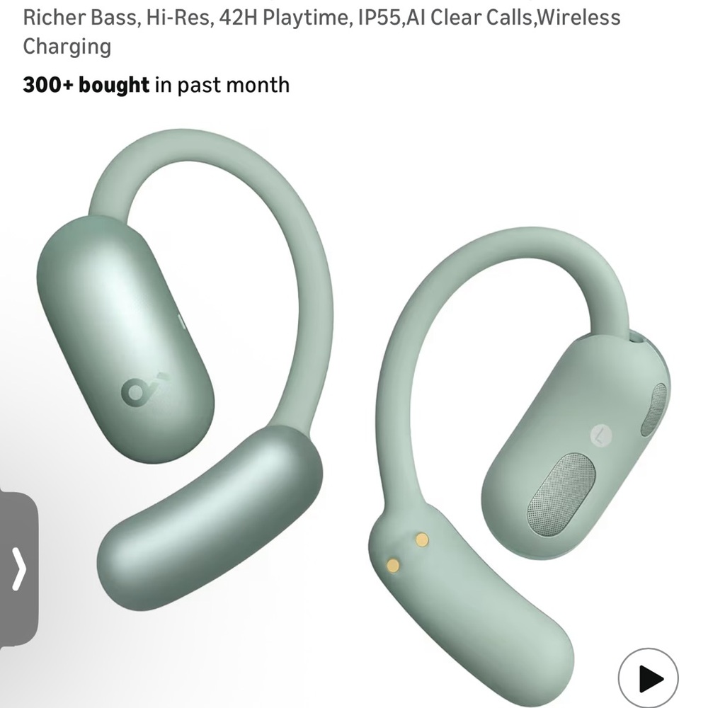 Anker Soundcore Aerofit 2 Earbuds - Mint Green